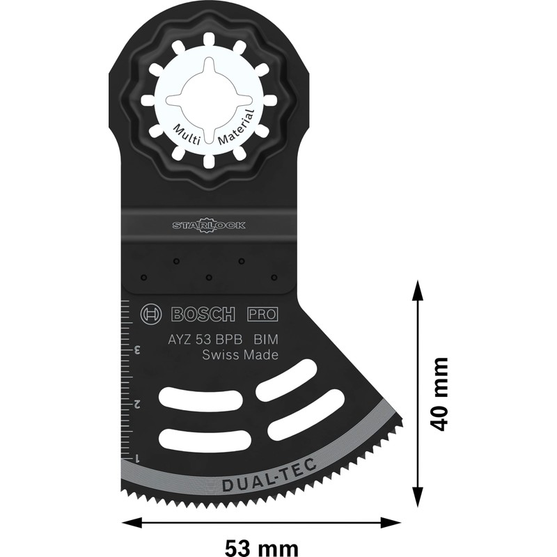 Bosch 1x PRO Multi Material AYZ 53 BPB Multitool Blade