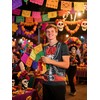 Funny World Day of The Dead Costume for Men Skeleton