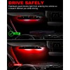 Emergency Dash Strobe Lights 2x16.8 Inch Red White 48 LED