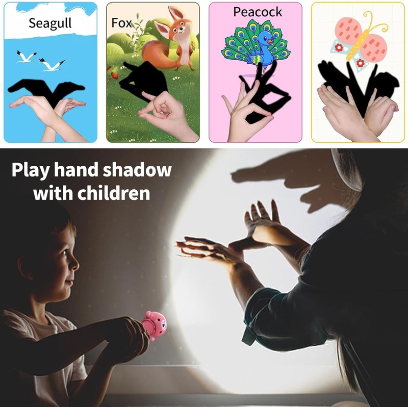 Torch Projector for Children, Torch and Projector with 6 Discs,