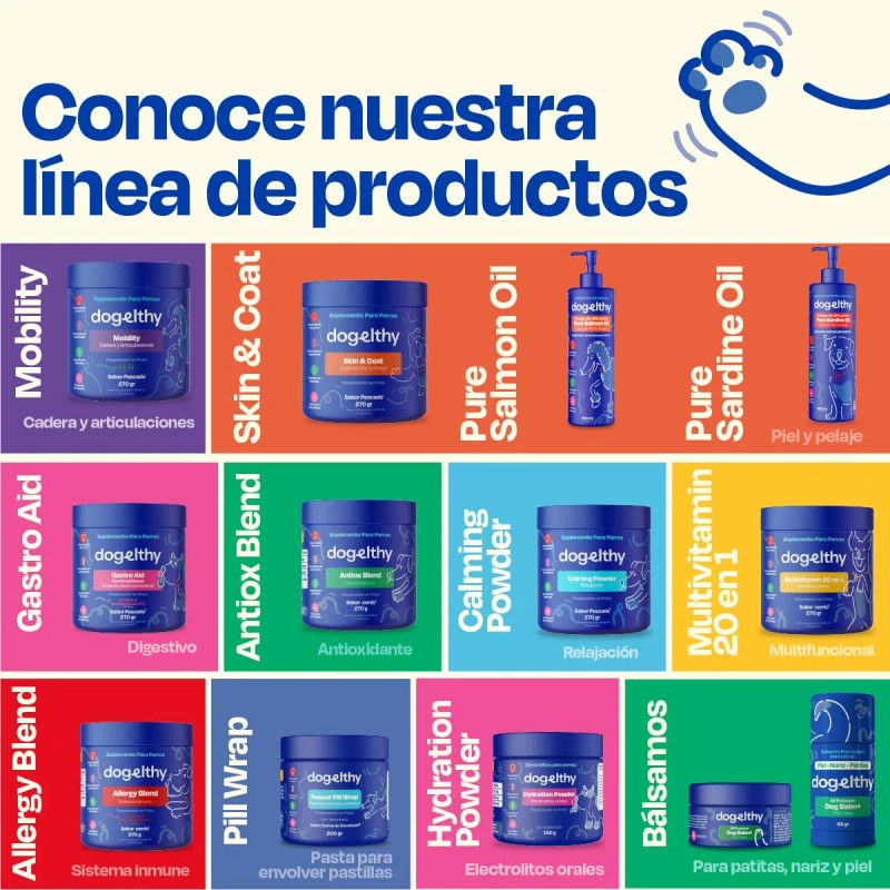 Dogelthy Pack De 3 Allergy Blend Para Alergias / Perro