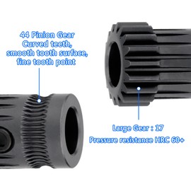 POLISI3D POLISI3D 3D Printer Hardened Steel MK3 Drive Gear extruder Dual Gears kit DriveGears Extrusion Wheel for Upgrade Prusa i3 MK2/MK2S/MK2.5 MK3S 3D Printer