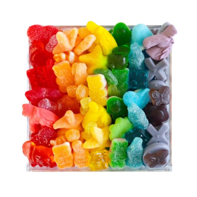 Taste the Rainbow! A Fruity Flavor Balance Candy Board by