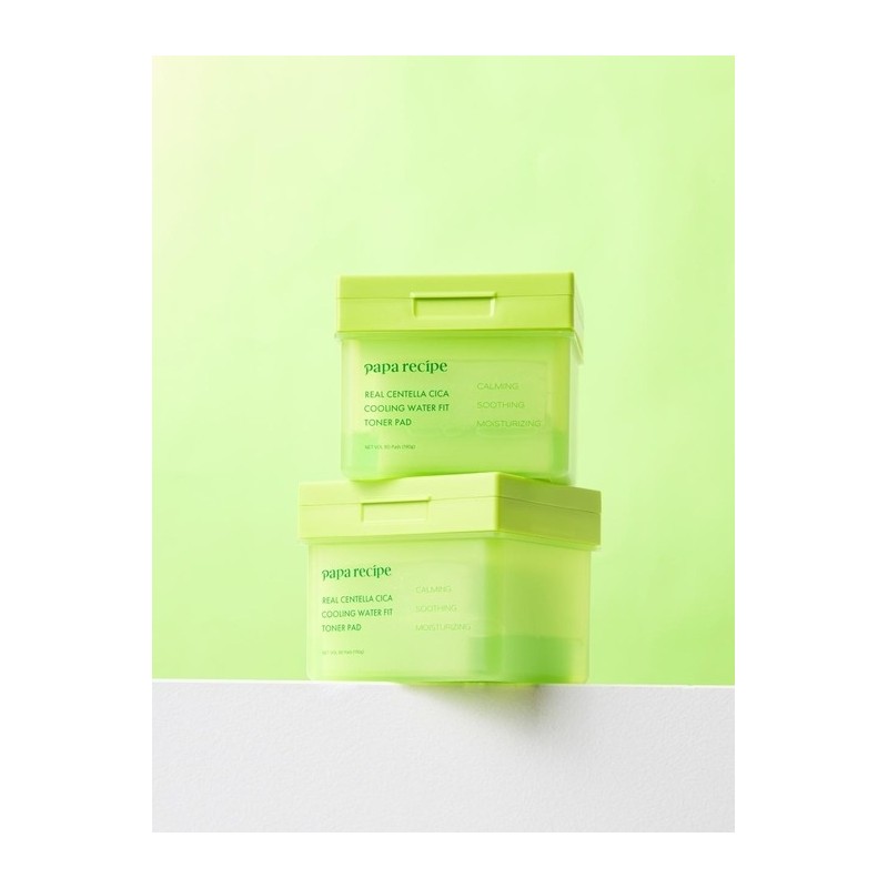 Real Centella Cica Cooling Water Fit Toner Pad (80 sheets)