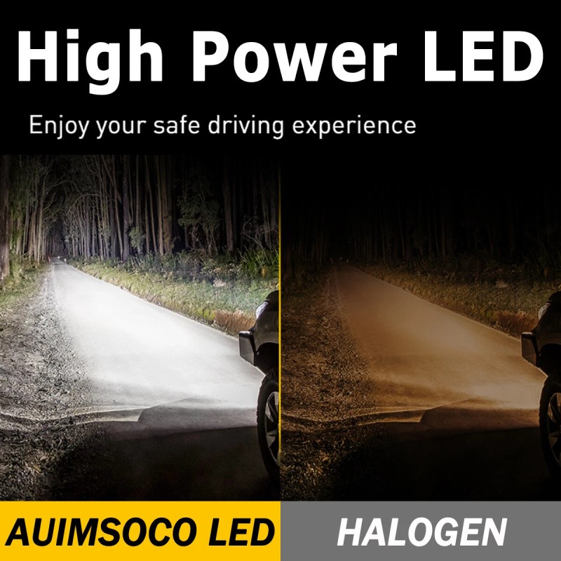 AUIMSOCO 9005 9006 LED Headlight Kit Combo Bulbs High Low