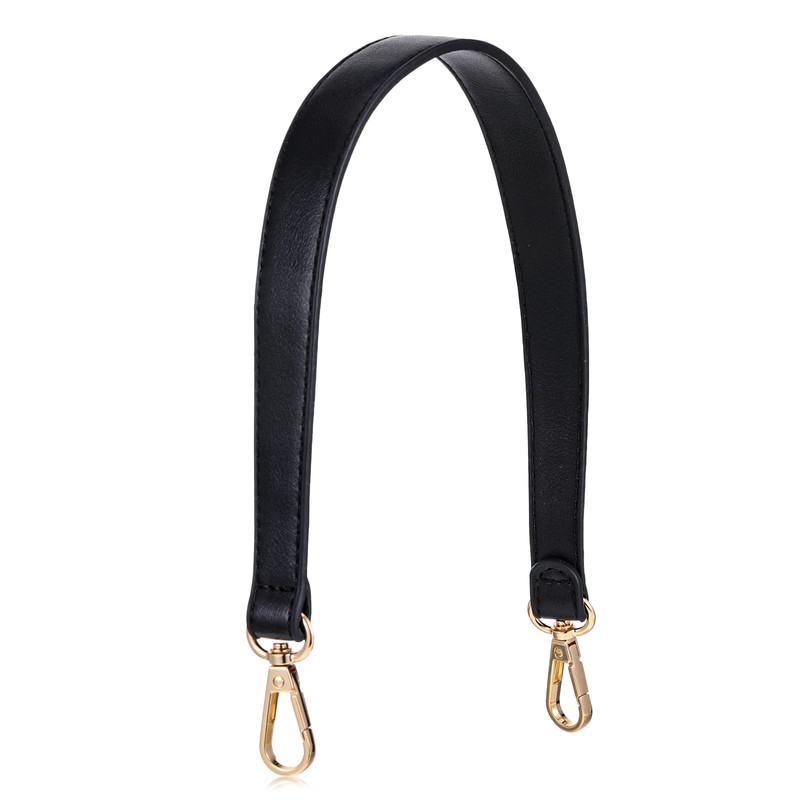 9 cm Bag Handle, Shoulder Strap, Black, Women's Leather Shoulder