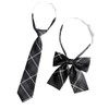 LIUXU School Ribbon Necktie, Set of 2, Girls, Uniform, School,