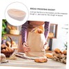 Ciieeo 1 PC Oval Rattan Bread Proofing Basket with Lining