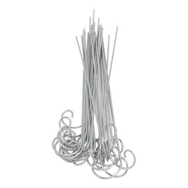 30Pcs Plant Label Hooks Holder Stainless Steel 200mm, Easy Repositioning, Simple and Modern Design, Ideal for Hanging Tags, Helping You Organize Your Garden Effectively