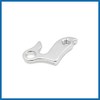 A ABSOPRO Silver Tone Aluminum Alloy Bicycle Derailleur Hanger Tail