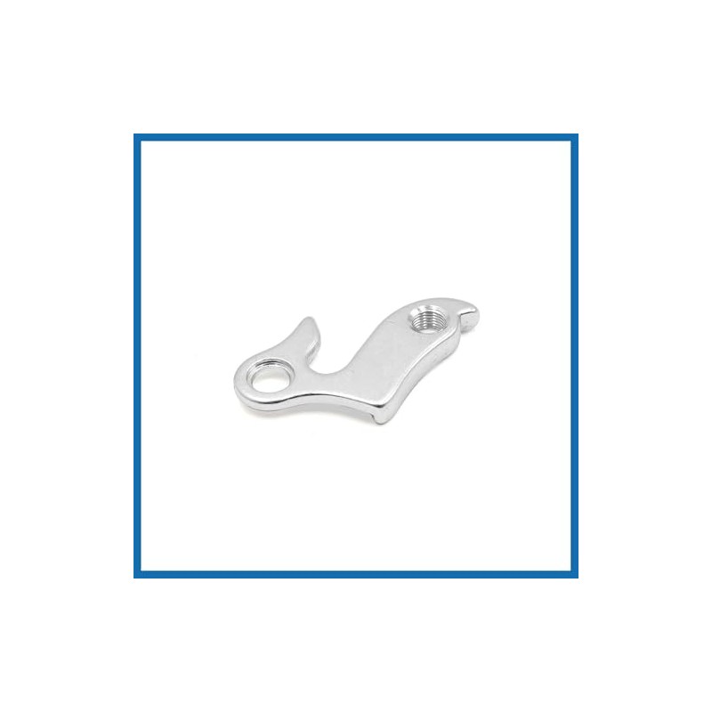 A ABSOPRO Silver Tone Aluminum Alloy Bicycle Derailleur Hanger Tail