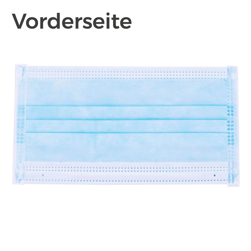 MeaVita Mouth and Nose Mask, Pack of 50, Disposable Mask,