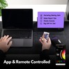 Note Tower LED Color Changing Desktop Whiteboard with Premium PU
