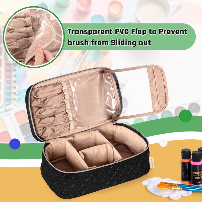 Teamoy Acrylic Paint Organizer Holds 24 Bottles of 2 fl.oz