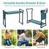 OFFICEJOY 2-in-1 Garden Kneeler & Seat, Folding Seat w/EVA Foam