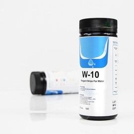 Whirlpool Test Strips, Pack of 100 10 in 1 Pool and Spa Test, Accurate Pool Water Test Kit for PH, Total Alkalinity, Free Chlorine and Bromine