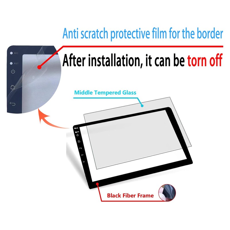 Anti Glare Matte Car Screen Protector Radio Screen Protector Android