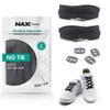 Maxx laces, Flat Elastic Shoelaces with Adjustable Tension, in Various