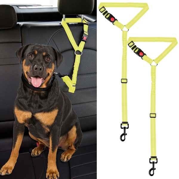 Dog Cat Safety Seat Belt Strap Car Headrest Restraint Adjustable