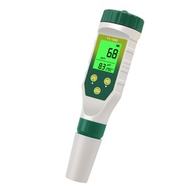 [Amazon.co Limited] Slyfox 5 in 1 PH/Temperature/EC/TDS/Salt Concentration Water Quality Measuring Instrument Aquarium Hydroponics Low Salt Diet Water Quality Management Japanese Instruction Manual