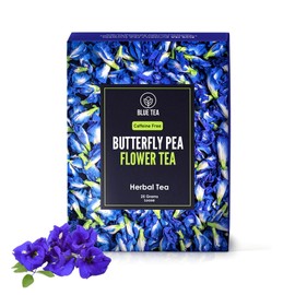 BLUE TEA - Butterfly Pea Flower Tea - 0.89 Oz (70+ Cups) Loose | Antioxidant Rich | Flower Based - Herbal Tea - Caffeine Free - Chemical Free - Non-Bitter - Vegan | Gift Pack