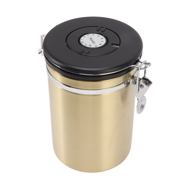 Sealed Sealed Coffee Canister 304 Stainless Steel Coffee Storage Tank