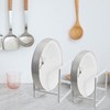 Plate Holders Organizer for Kitchen Cabinet Counter Cupboard, 4Pcs Metal