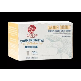 Cafe Ole Commemorative Collection Medium Roast Coconut Caramel K-cups 12ct Box