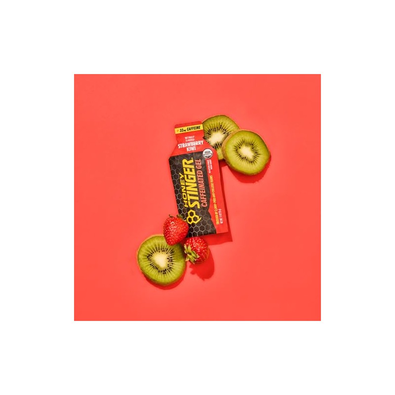 Honey Stinger Kiwi Strawberry Gel with Caffeine, 850 g