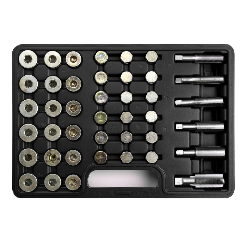 WINMAX TOOLS AUTOMOTIVE 114pc Oil Pan Drain Sump Plug Key