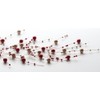 Sullivans Burgandy and Gold Pearl Beaded Garland 5'