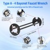 Changbloom 2 Pack Multifunctional Sink Wrench, Plumbing Tool for Tight