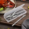 MALANG - Full stainless steel Crab Leg cracker,scissor and picks,seafood