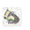 Coaster Badger British Wildlife Animals Coasters Watercolour Art Gift Work