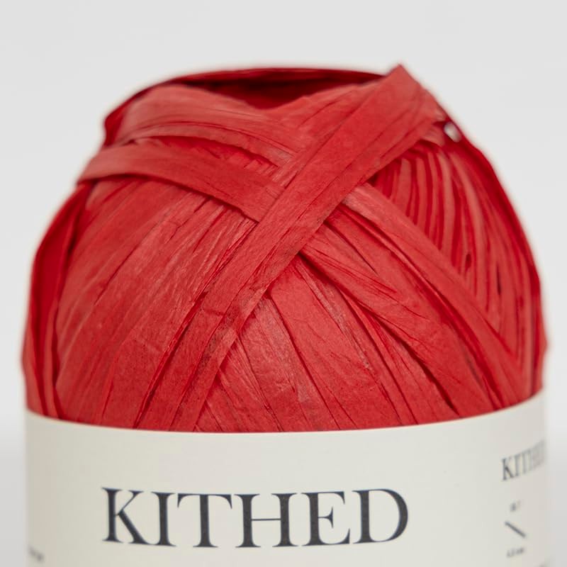 Raffia Yarn, Soft Raffia Yarn for Crochet，328ft，Smooth Raffia for Hand