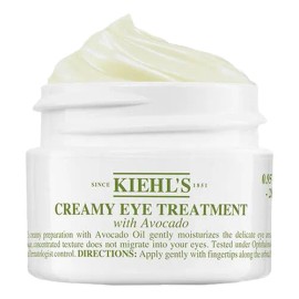 Kiehls Avocado Eye Treatment - Crema Contorno para Ojos Hidratante, Reduce Bolsas e Ilumina la Mirada. Con Aceite de Aguacate, Manteca de Karit, Beta