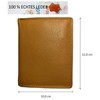 Combination Wallet for Men and Women, Unisex, High-Quality Leather Credit