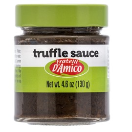 Truffle Sauce, Tartufata, Pate', 4.06 oz, Black Truffle Paste, Dip, Spread, Truff Sauce, Product of Italy, Fratelli D'Amico