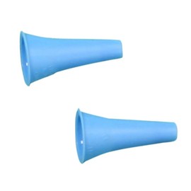 Pedia Pals Elly Elephant 250-Pack Disposable Pediatric Otoscope Tips - 2.5mm, Soft & Comfortable, Latex-Free, Pre-Stacked for Dispensers, Suitable for Otoscope Attachments