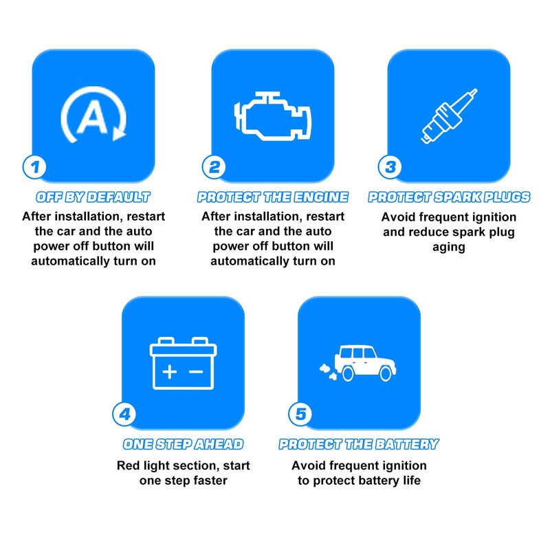 Auto Start Stop Eliminator for Ford Bronco/Bronco Sport/F150/Expedition/Ranger/Explorer/Maverick Automatic Stop