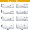 Onlvmyur 16 Pieces T-Shirt Ruler Plastics T-Shirt Alignment Ruler DIY