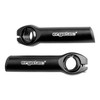 ergotec Unisex – Erwachsene Bar-Ends Evo-1 / Aluminium AL6061-T6, Schwarz,