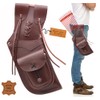 Bantoro Crafts Brown Leather Traditional Leather Right Side Waist Archery