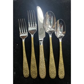 Yamazaki Pebble GOLD 5Pc Place Setting BRAND NEW