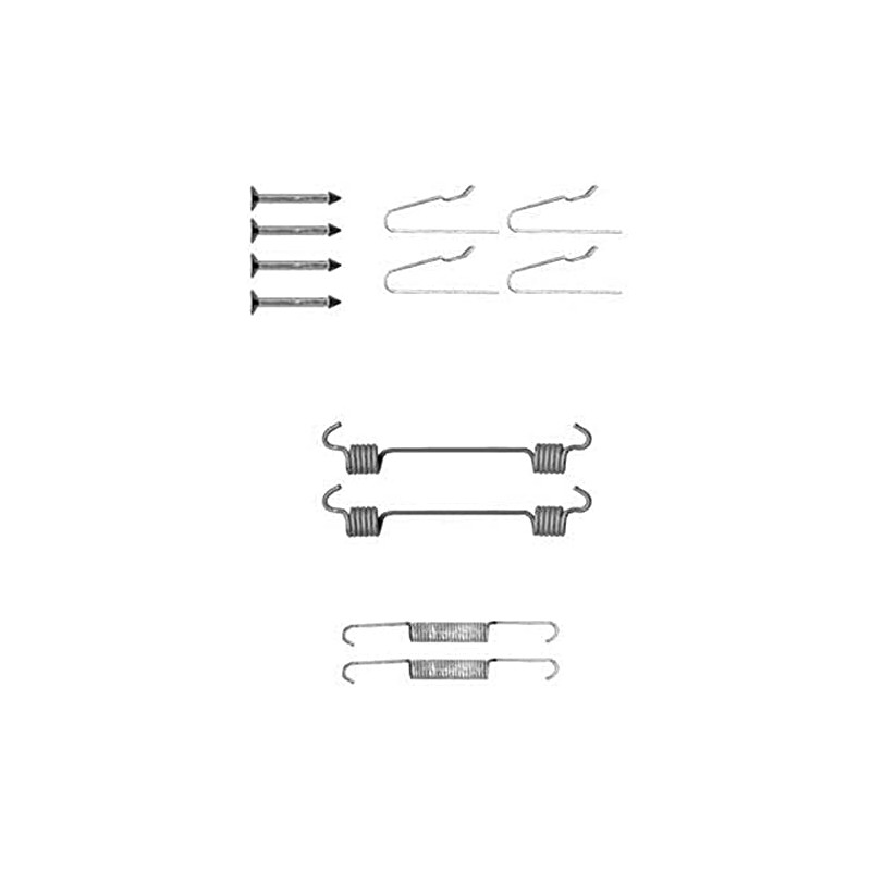 HELLA PAGID 8DZ 355 201-811 Accessory Kit, parking brake shoes,