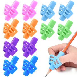 JuneLsy Pencils Grips Pencils Grips for Kids Handwriting Posture Correction Training Writing AIDS for Kids Toddler Preschoolers Students Children Special Needs (12PCS)