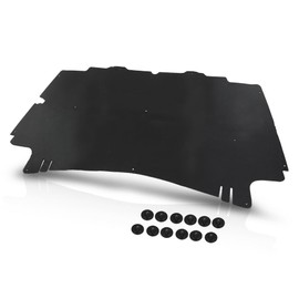 PIT66 Hood Insulation Pad 1/2" with Clips Compatible with Dodge Ram 1500 2002-2008/Fit Dodge Ram 2500 3500 2003-2009