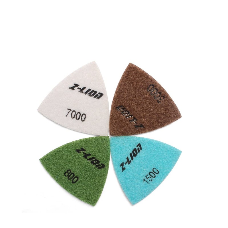 Diamond Triangular Polishing Pads Glass Triangular Sanding Pads, for Concrete