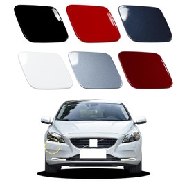 Goholy Car Front Bumper Headlight Washer Cover Compatible with Volvo V40 2013-2020 Headlight Washer Nozzles Cover 31283734 31283735 Water Spray Cover Denim Blue Right Passenger Side