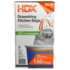 HDX 716866 13-Gallon Drawstring .9 Mil Tear Resistant Expandable Kitchen